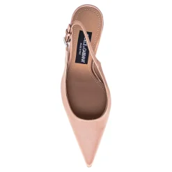 Zapatos de Salón Satinados con Tiras Traseras