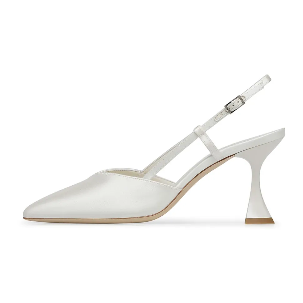Zapatos de Salón Slingback de Satén