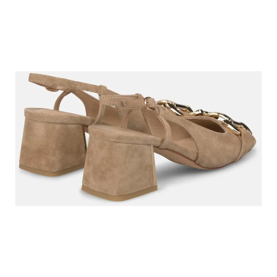 Zapato Slingback con Hebilla
