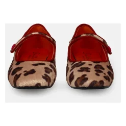 Zapatos Planos Mary Jane Manchados